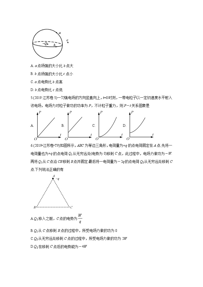 2010-2019年高考物理真题分专题训练 专题09 静电场 （原卷版）第2页