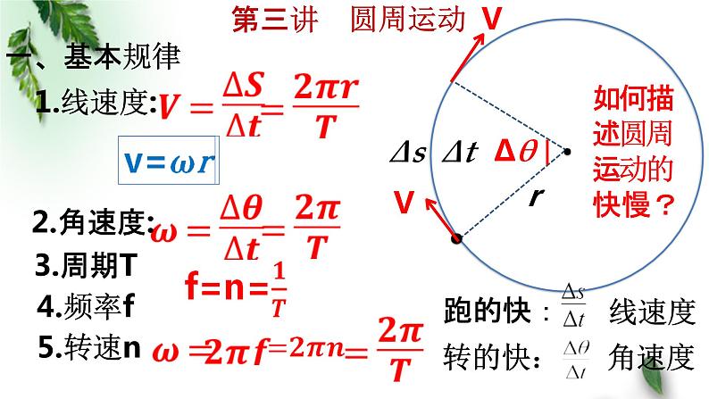 2022-2023年高考物理一轮复习 圆周运动的描述课件(重点难点易错点核心热点经典考点)第4页