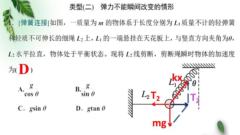 2022-2023年高考物理一轮复习 牛顿第二定律应用 瞬时突变、斜面时间、超失重模型课件(重点难点易错点核心热点经典考点)第6页