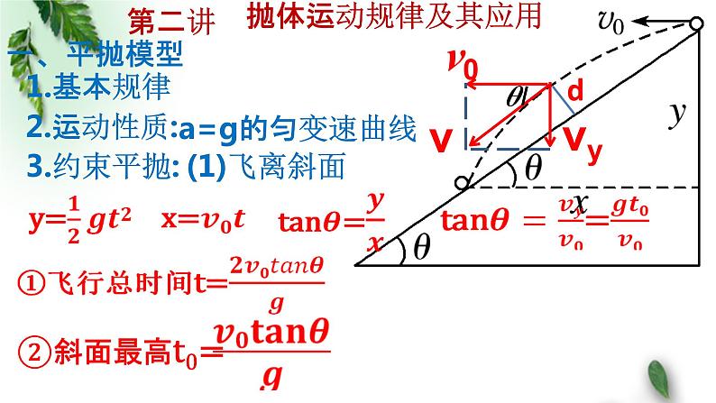 2022-2023年高考物理一轮复习 抛体运动规律及其应用课件(重点难点易错点核心热点经典考点)05