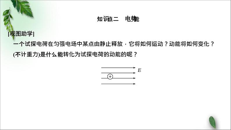 2022-2023年鲁科版(2019)新教材高中物理必修3 第2章电势能与电势差第1节静电力做功与电势能课件第6页