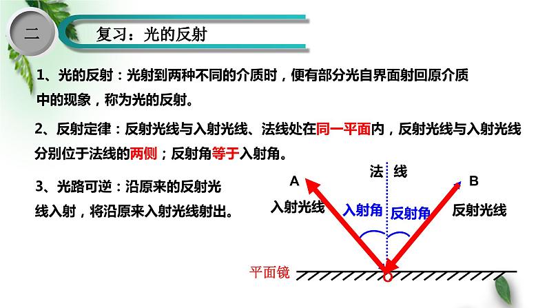 2022-2023年鲁科版(2019)新教材高中物理选择性必修1 第4章光的折射和全反射第1节光的折射课件03