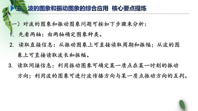 2022-2023年鲁科版(2019)新教材高中物理选择性必修1 第3章机械波章末习题课课件(1)第2页