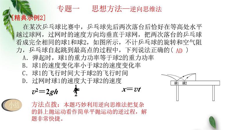 2022-2023年鲁科版(2019)新教材高中物理必修2 曲线运动复习课件06