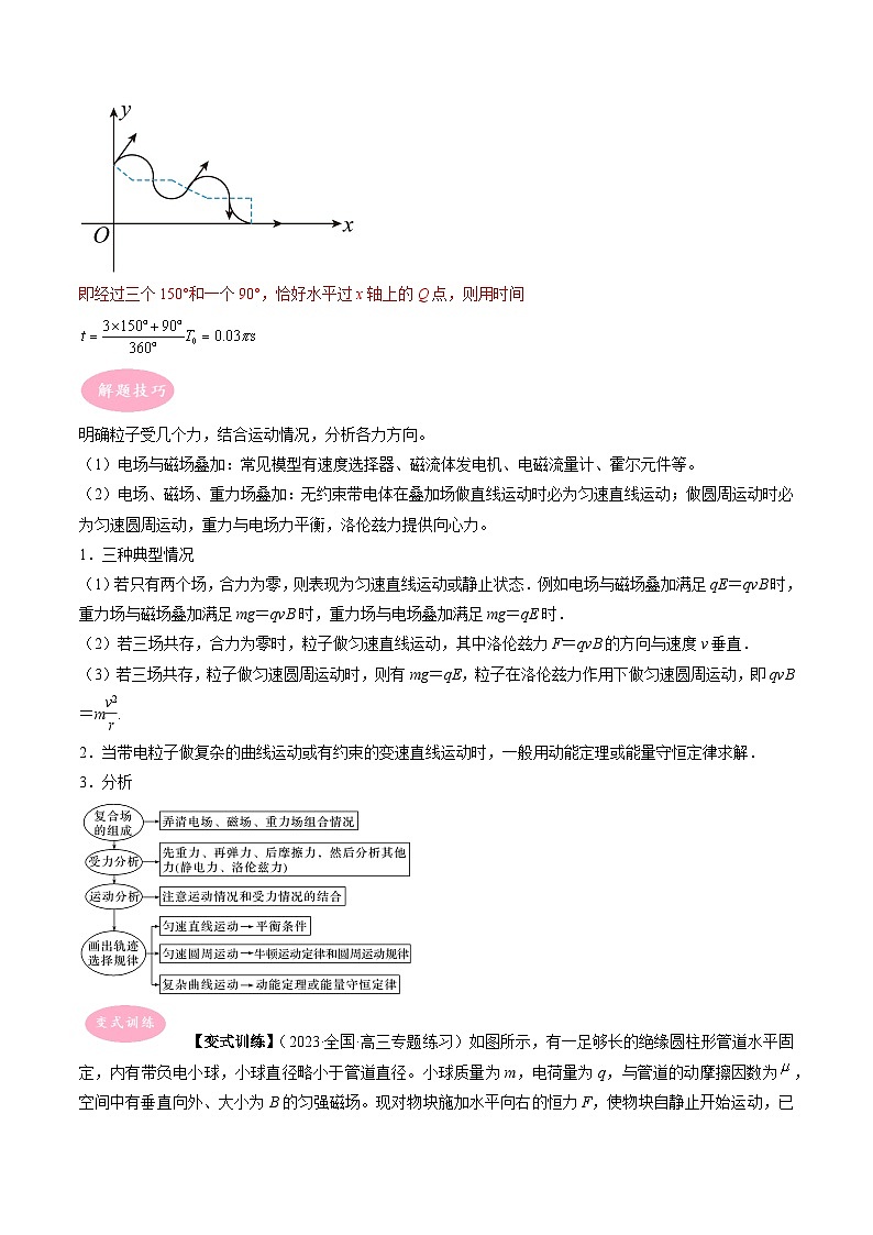 专题14　带电粒子在叠加场中的运动-冲刺高考物理大题突破+限时集训（全国通用）（解析版）第3页