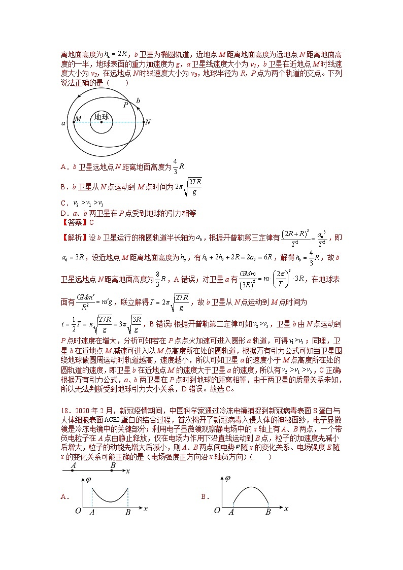 信息必刷卷03-2023年高考物理考前信息必刷卷（全国乙卷）（Word版附解析）03