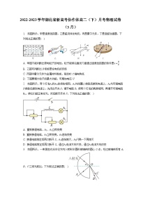 2022-2023学年湖北省新高考协作体高二（下）月考物理试卷（3月）-普通用卷