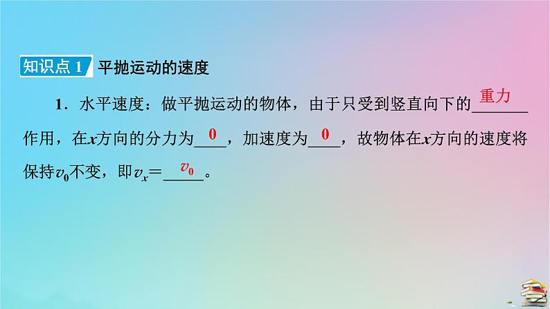 新教材2023年高中物理第5章抛体运动4抛体运动的规律课件新人教版必修第二册第7页