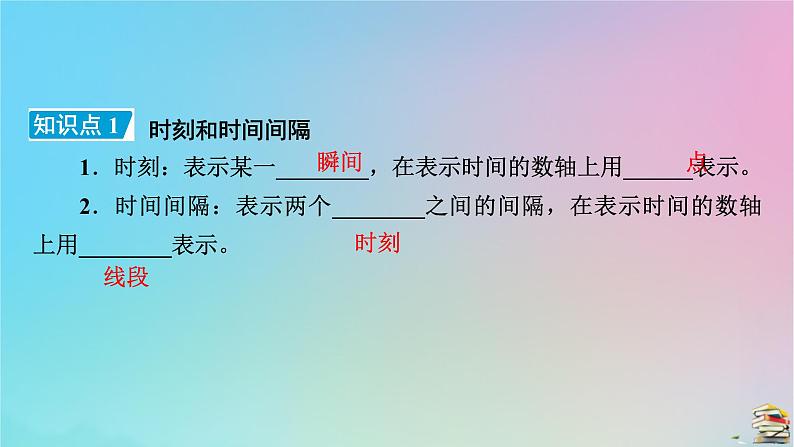 新教材2023年高中物理第1章运动的描述2时间位移第1课时时间位移课件新人教版必修第一册08