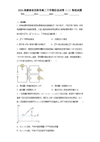 2023届湖南省岳阳市高三下学期信息试卷（二）物理试题（含答案）