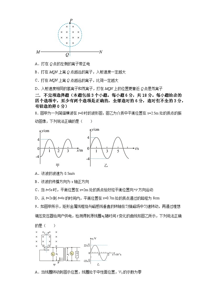 2022-2023学年广东省茂名市第一中学高三下学期5月份第二次半月考 物理（解析版）03