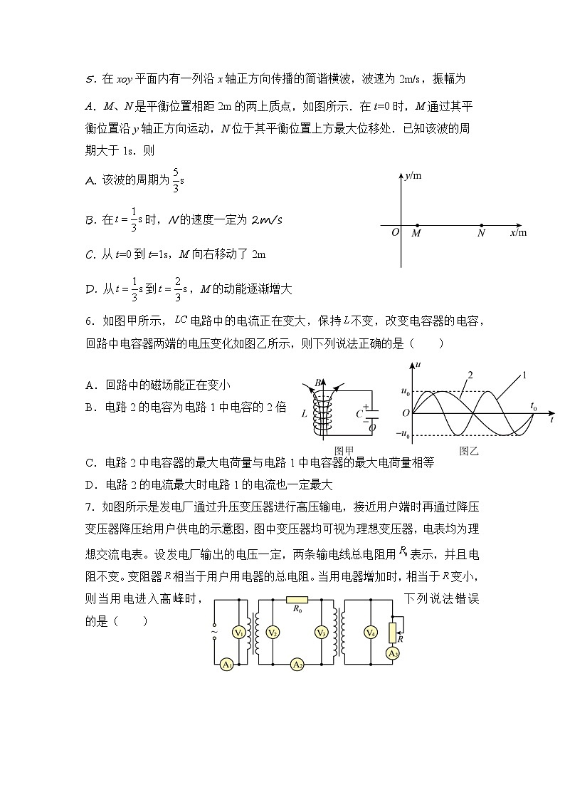 2022-2023学年吉林省普通高中友好学校联合体高二下学期期中联考试题 物理 Word版第2页