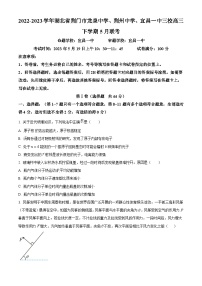 2022-2023学年湖北省荆门市龙泉中学、荆州中学、宜昌一中三校高三下学期5月联考 物理（解析版）