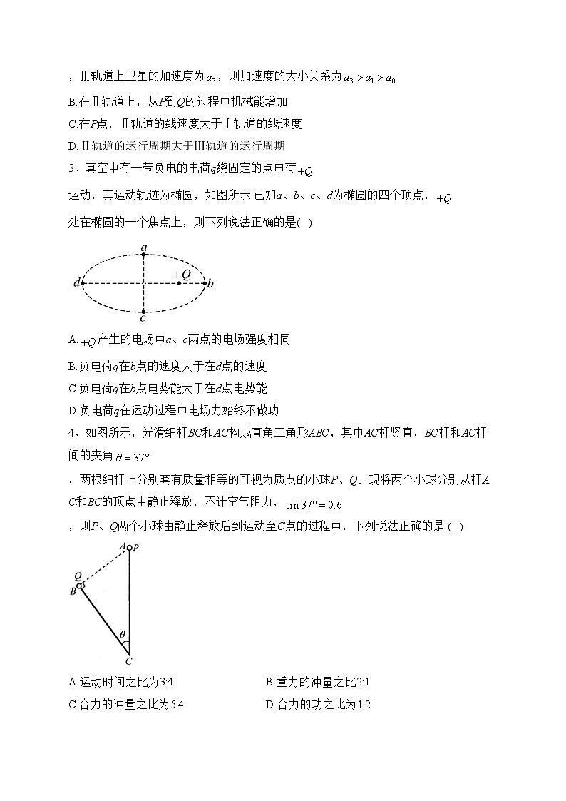 安徽省定远中学2023届高三下学期高考冲刺卷（五）物理试卷（含答案）第2页