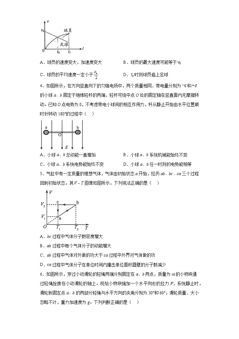 2023届山东省潍坊市四县高三下学期5月高考模拟物理试题（无答案）02