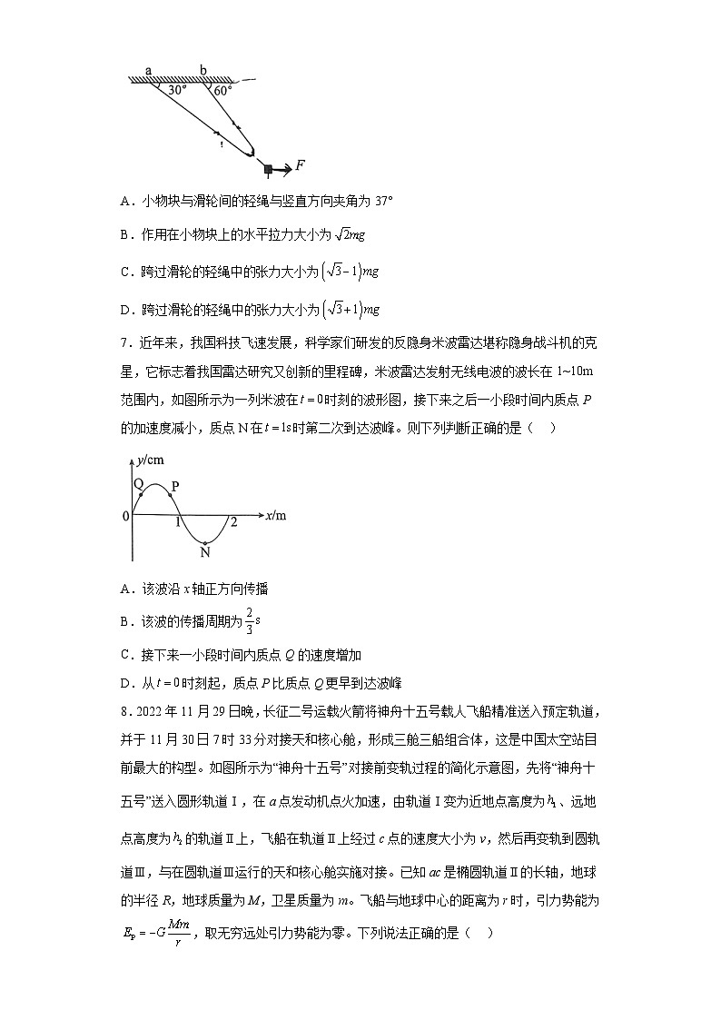 2023届山东省潍坊市四县高三下学期5月高考模拟物理试题（无答案）03