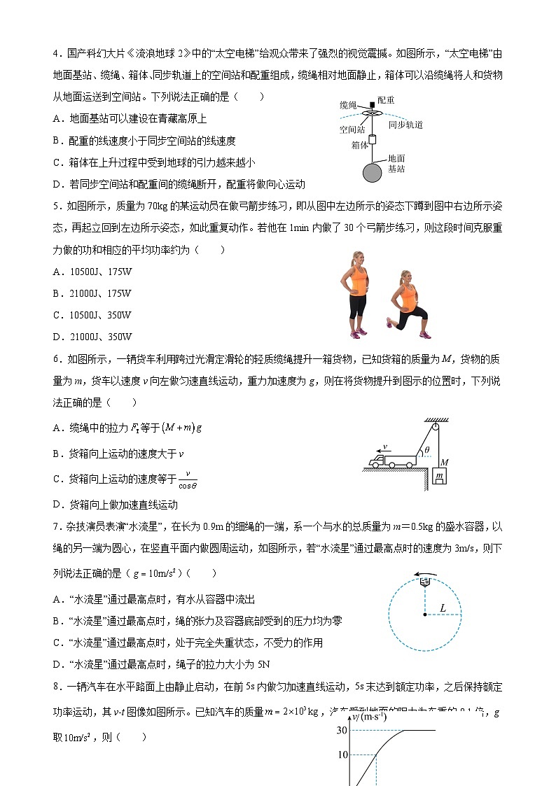 广东省东莞外国语学校2022-2023学年高一下学期5月期中考试物理试题（含答案详解）第2页