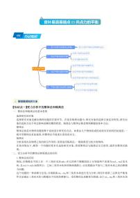 高考物理考前查补易混易错点《共点力的平衡》（原卷版+解析版）