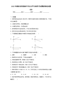2023年湖南省普通高中学业水平合格性考试模拟物理试题（四）（含解析）