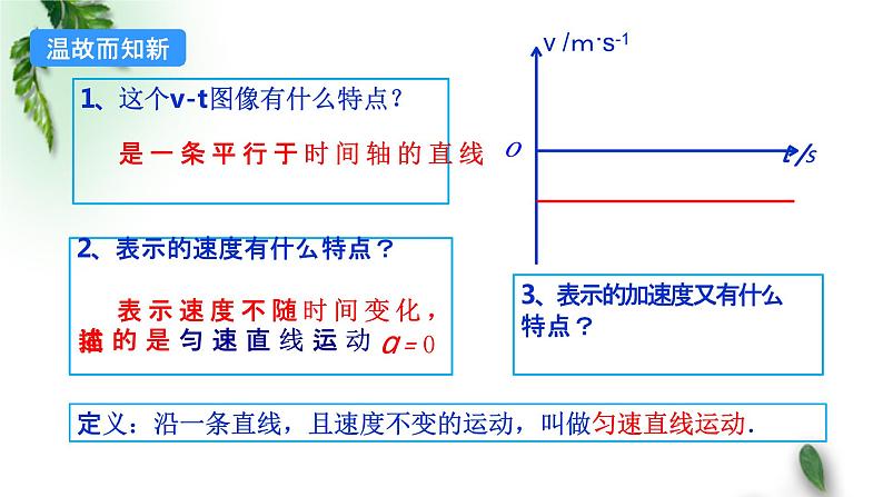 2022-2023年人教版(2019)新教材高中物理必修1 第2章匀变速直线运动的研究第2节匀变速直线运动速度与时间的关系课件第2页