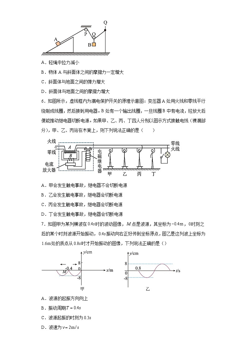 2023届湖北省高考冲刺模拟试卷物理试题（五）（含解析）第3页