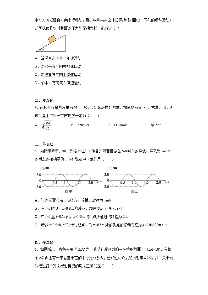 2023年天津市高考物理冲刺卷1（含解析）02