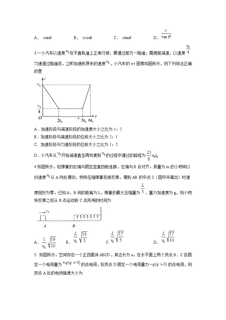 2023届湖北省华师大一附中新高考联盟名校高三下学期高考预测物理试题（word版）第2页