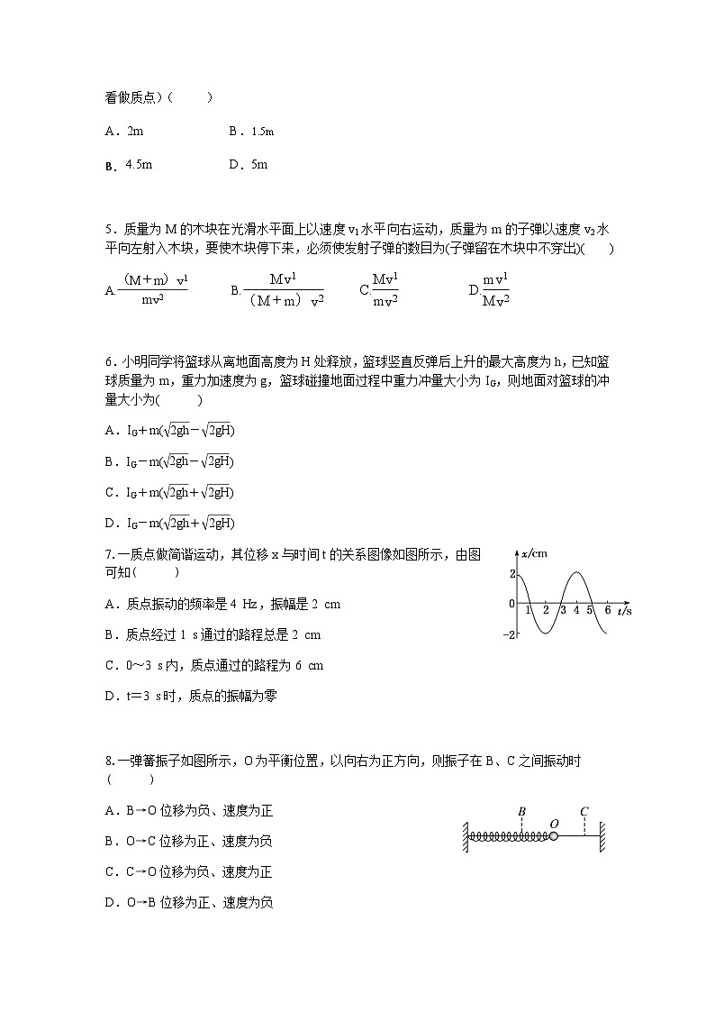 2022-2023学年广东省佛山市第一中学高二下学期第一次教学质量检测试题物理含答案02