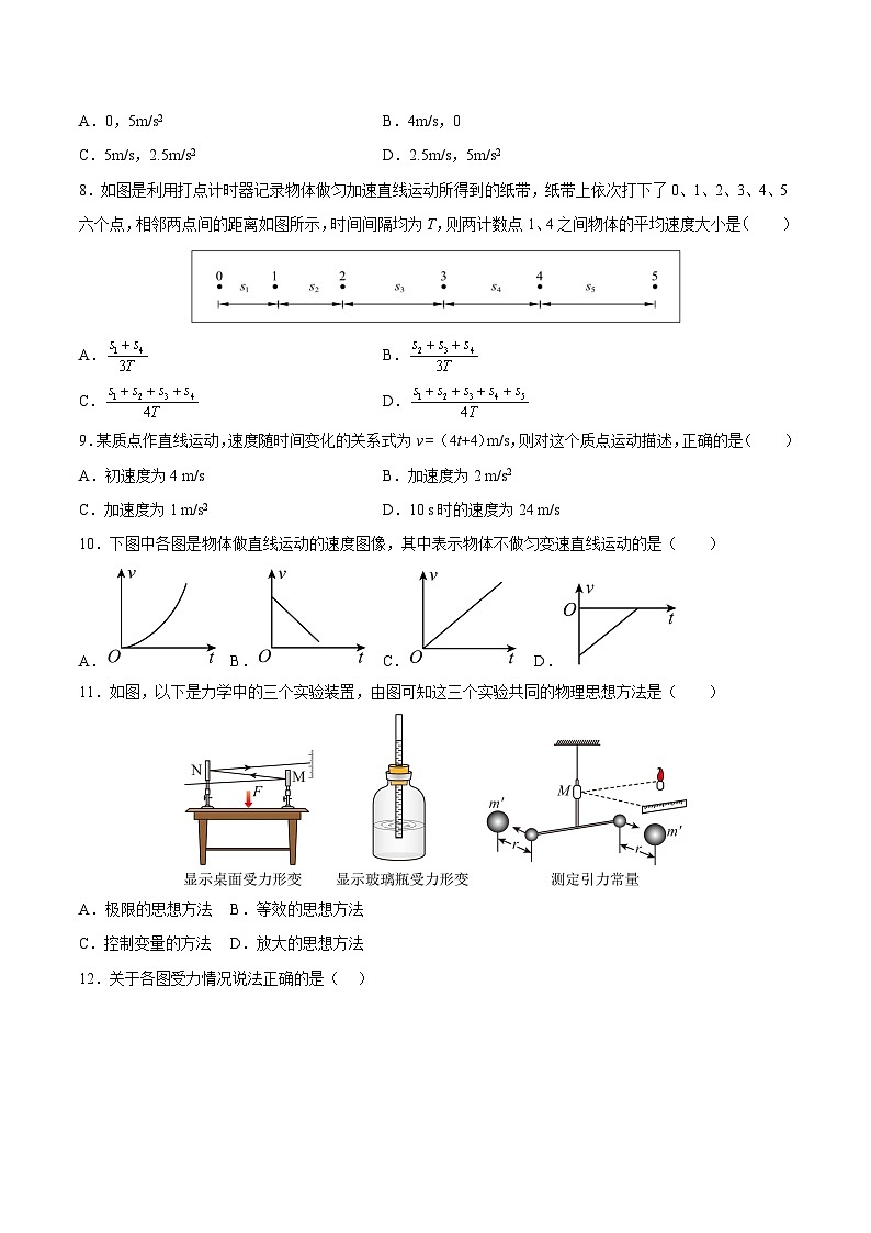 2023年江苏省普通高中学业水平合格性考试物理模拟卷（三）（含考试版+全解全析+参考答案）03