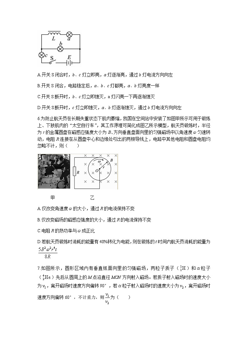 2022-2023学年江西省新余一中等智学联盟体高二下学期第二次联考物理试题含解析第3页