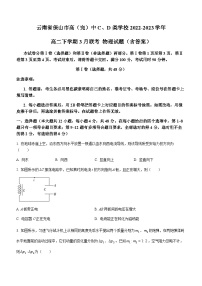 云南省保山市高（完）中C、D类学校2022-2023学年高二下学期3月联考物理试题含答案