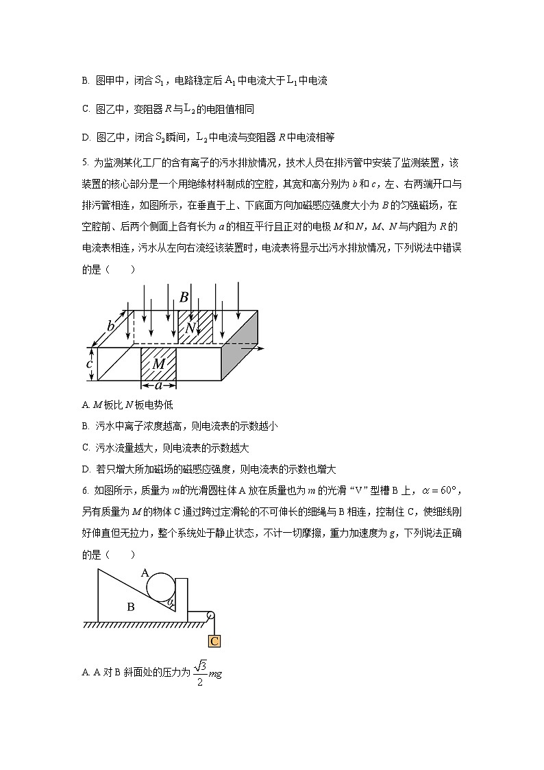 2023届重庆市普通高中高三下学期学业水平选择性考试4月第一次联考物理试题（解析版）03