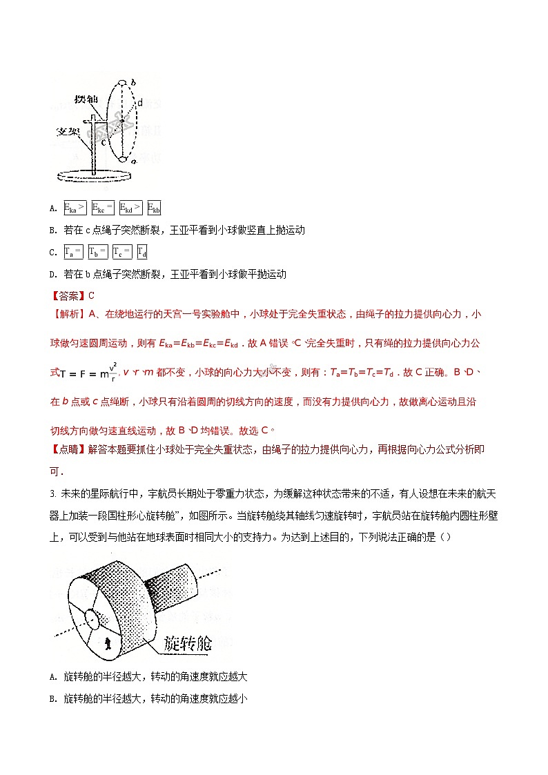 精品解析：【全国百强校】河北省衡水中学2018届高三二十模考试(B)物理试题（解析版）第2页