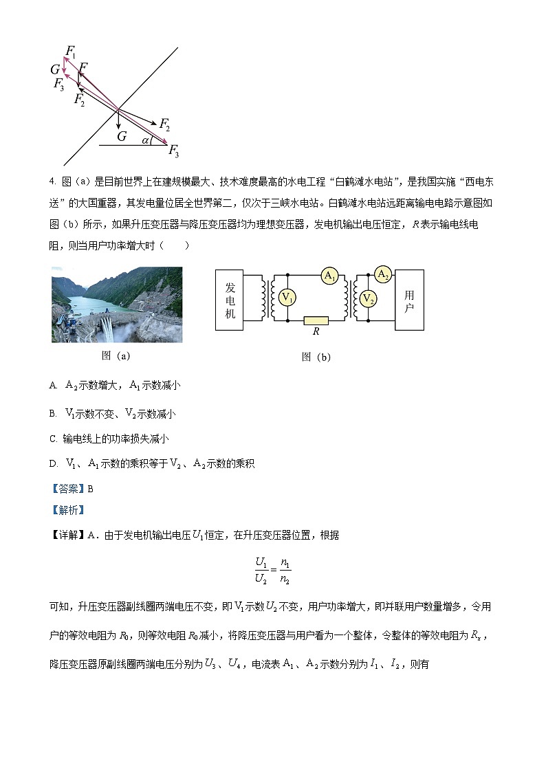 2023届湖北省荆门市龙泉中学、荆州中学·、宜昌一中三校高三下学期联考物理试题 Word版含解析第3页
