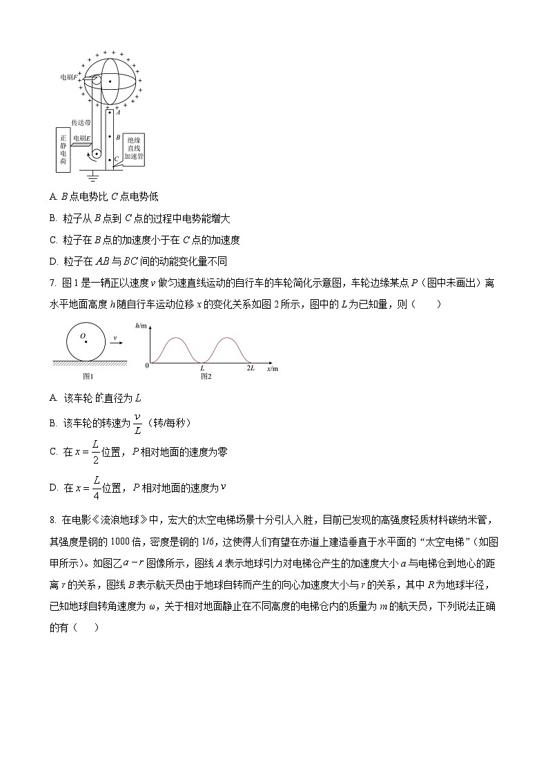 2022-2023学年浙江省杭州学军中学高三下学期月考（四）物理试题（解析版）第3页