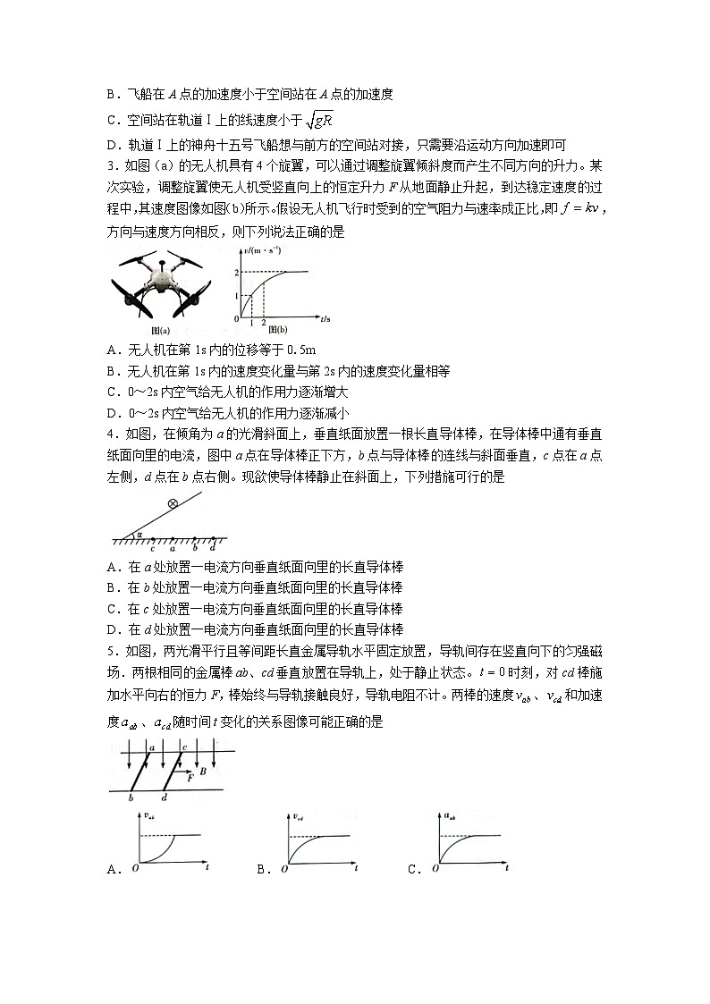 2023届湖南省长沙市雅礼中学高三下学期模拟（二）物理试卷（解析版）02