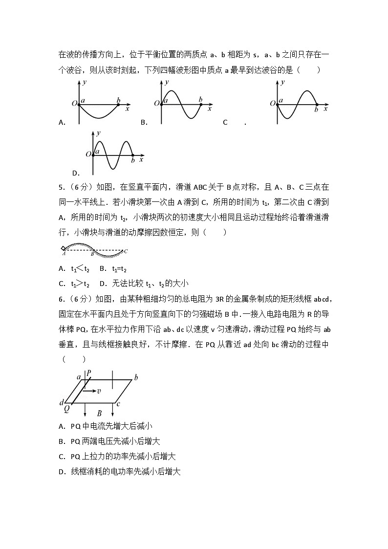 2015年福建省高考物理试卷第2页