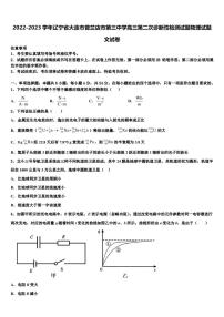 2022-2023学年辽宁省大连市普兰店市第三中学高三第二次诊断性检测试题物理试题文试卷