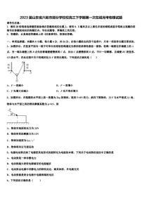 2023届山东省六地市部分学校校高三下学期第一次在线月考物理试题