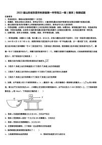 2023届山东省东营市利津县第一中学高三一模（期末）物理试题