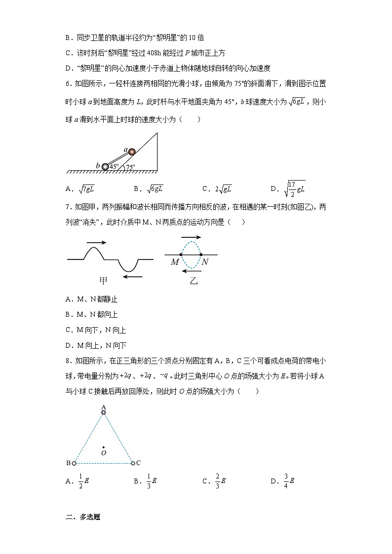 2023年山东省高考物理考前预测卷练习二（含解析）第3页