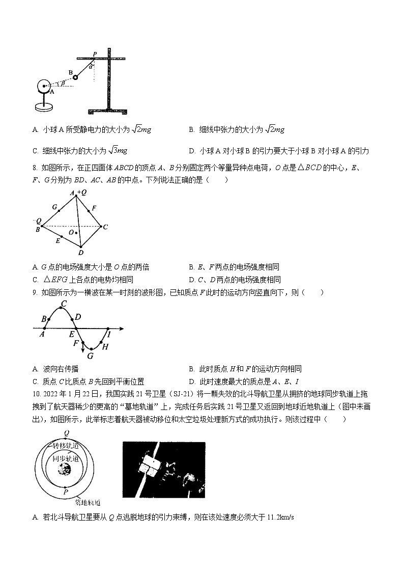 云南省临沧市民族中学2022-2023学年高二下学期期中物理试题(无答案)03