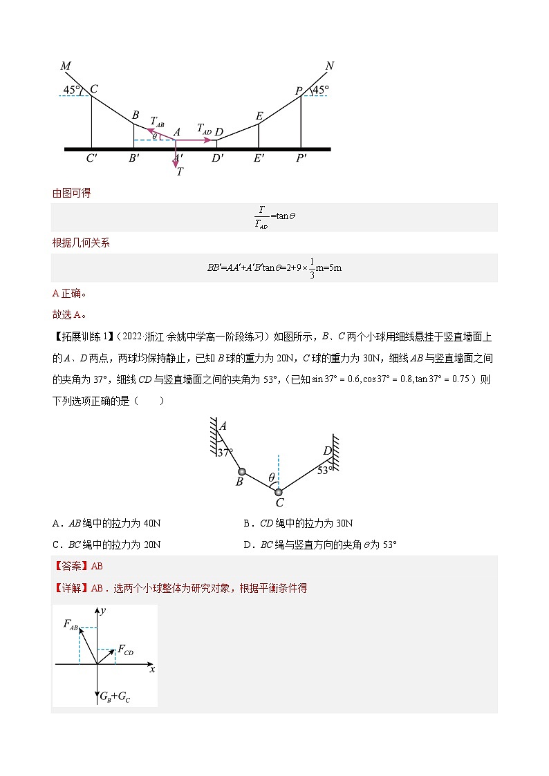 专题03 相互作用—力——2022-2023学年高一物理上学期期末单元复习知识点清单+练习学案+期末模拟卷03