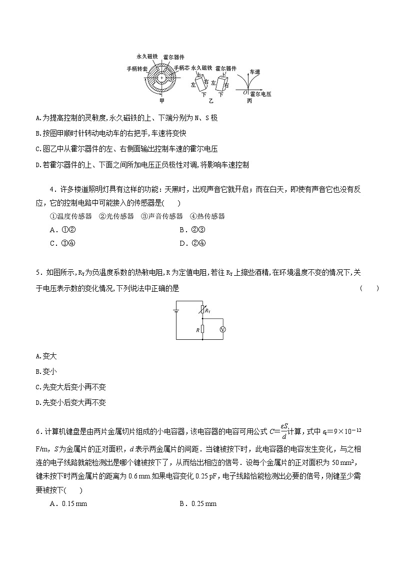 专题05 传感器 ——高二物理下学期期末专题复习知识点清单+训练学案+期末模拟卷（人教版2019）02