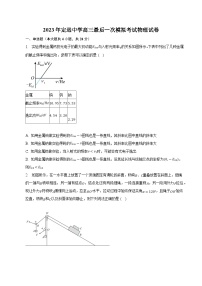 2023届安徽省定远中学高三下学期最后一次模拟考试物理试题（解析版）