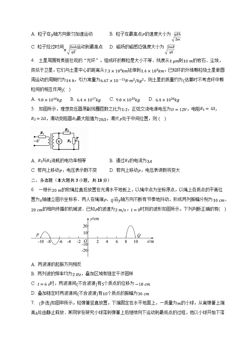 2023届安徽省定远中学高三下学期6月高考押题卷（二）物理试题（解析版）02