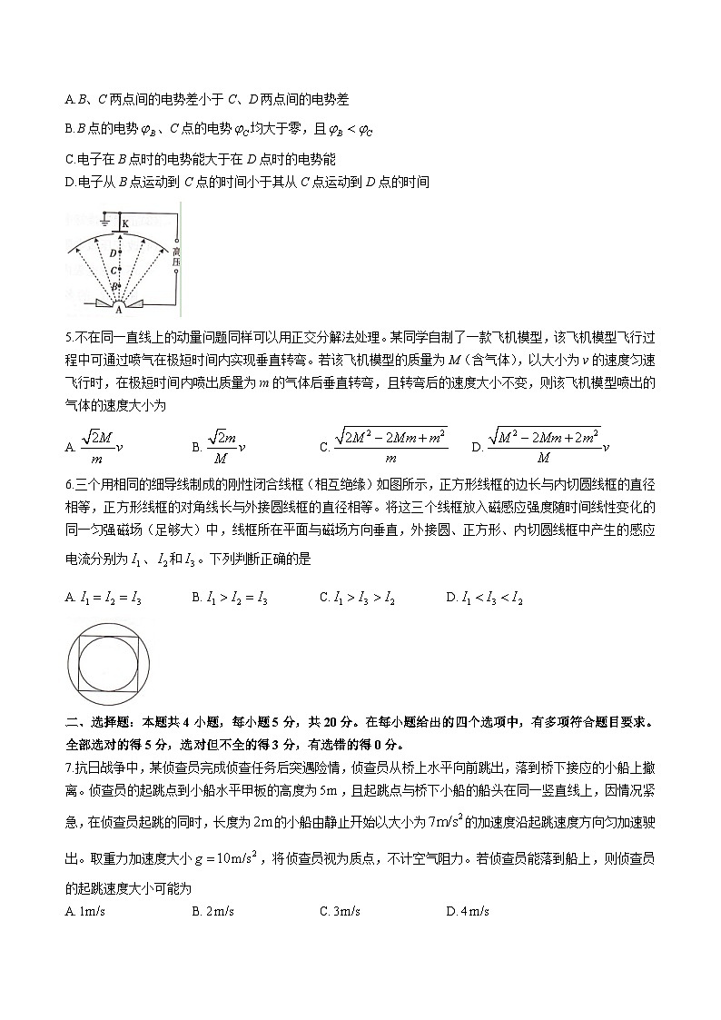 2023届湖南省长郡中学等部分学校高三下学期5月联考物理试题（解析版）第2页