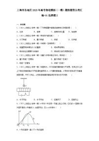 上海市各地区2023年高考物理模拟（一模）题按题型分类汇编-01选择题2