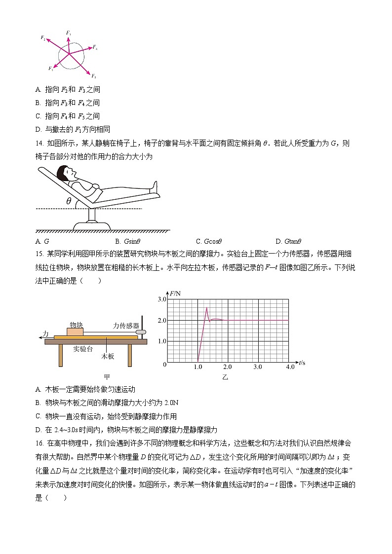 2023北京石景山高二（上）期末物理（教师版）第3页