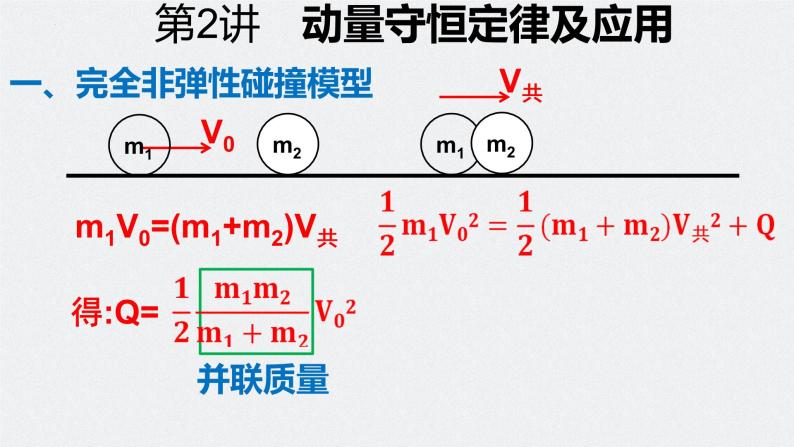 第七章 第2讲 动量守恒定律及应用-2024年高考物理一轮复习核心考点精梳细讲课件04